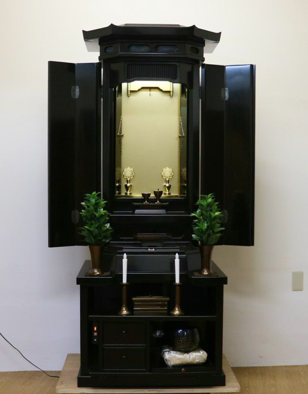 創価学会 厨子型 収納 中古仏壇 572 和室拠点に最適です。 | 桜梅桃李.com