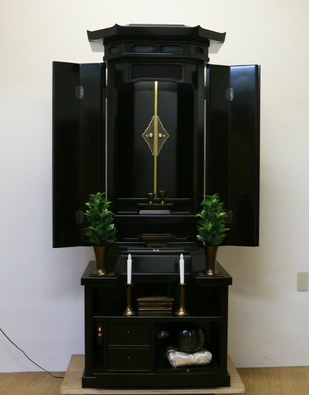 創価学会 厨子型 収納 中古仏壇 572 和室拠点に最適です。 | 桜梅桃李.com