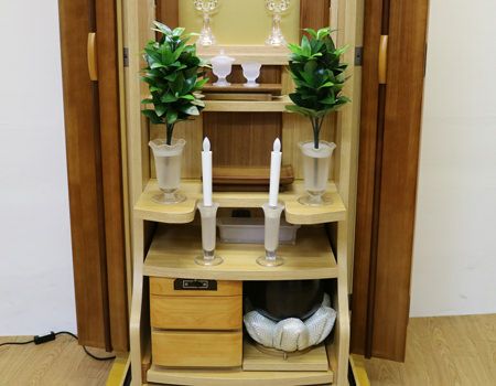 家具調 仏壇 創価学会 金剛堂 ミルフィーユ 日本製 家具調 仏壇 創価