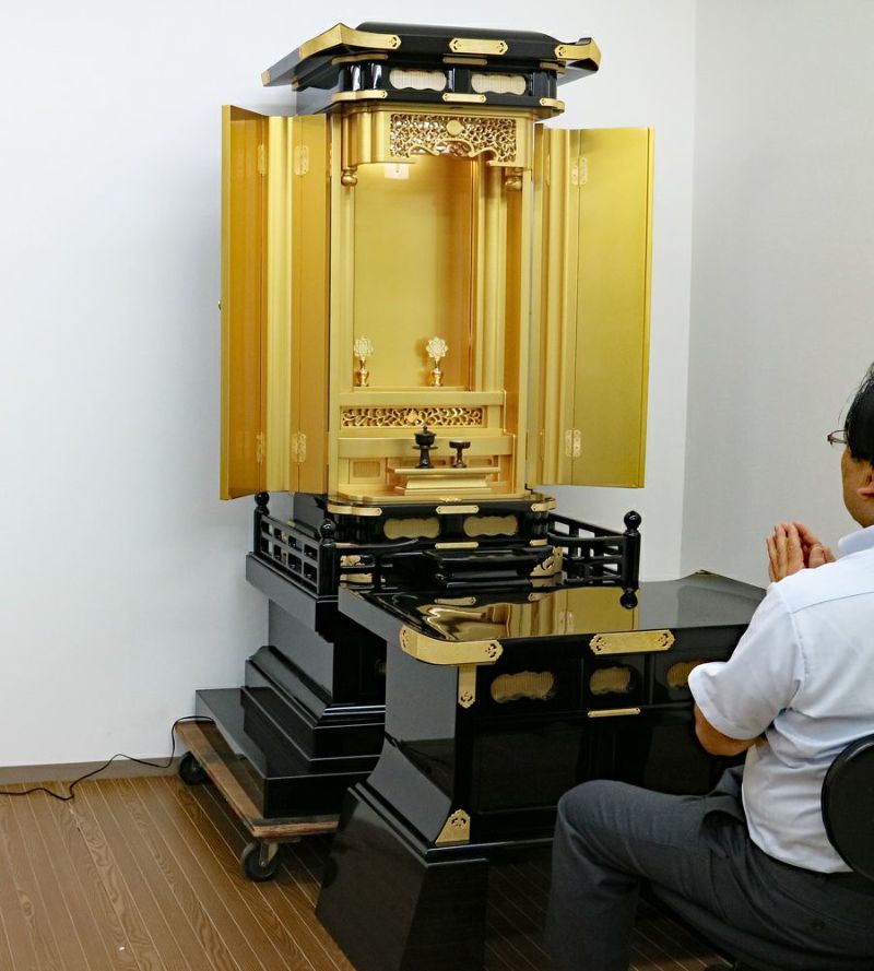 創価学会 伝統型厨子仏壇 「正徳60」 経机30付 特装・常住御本尊様対応