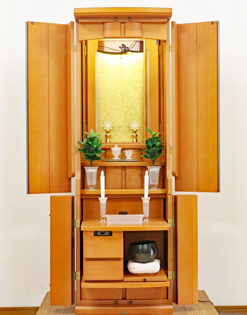 創価学会 家具調 中古仏壇 840 チェリー | 桜梅桃李.com