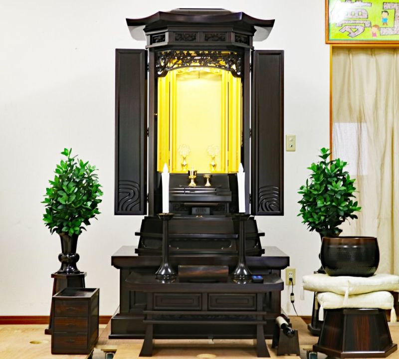 創価学会 厨子型経机付き 中古仏壇 892 瑠璃鳥 33号 | 桜梅桃李.com