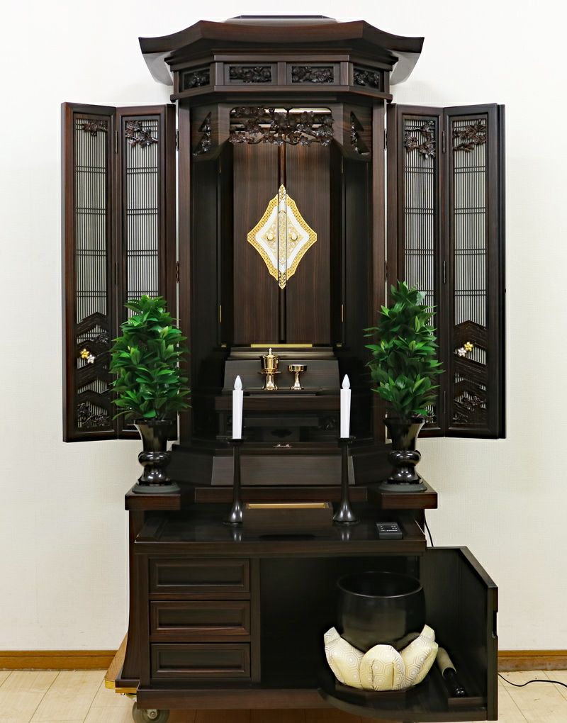 創価学会 厨子型 中古仏壇 917 27号黒檀厨子 | 桜梅桃李.com