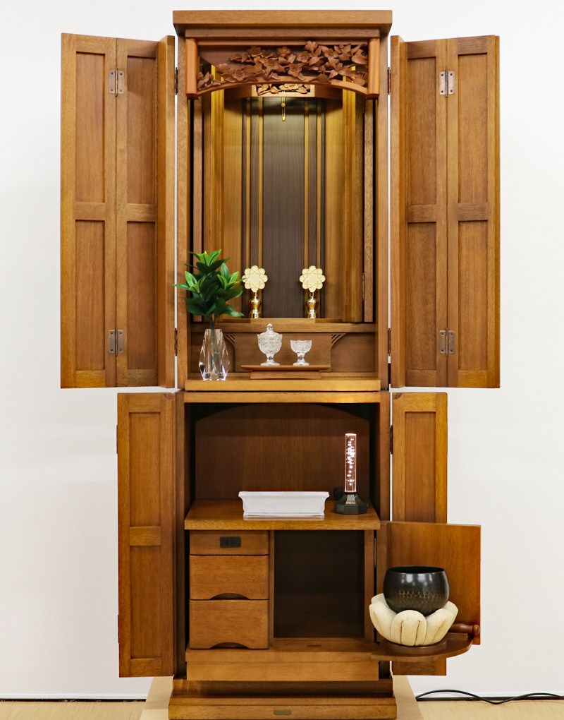 創価学会 家具調 中古仏壇 1073 501 ニヤトー やまぶき | 桜梅桃李.com