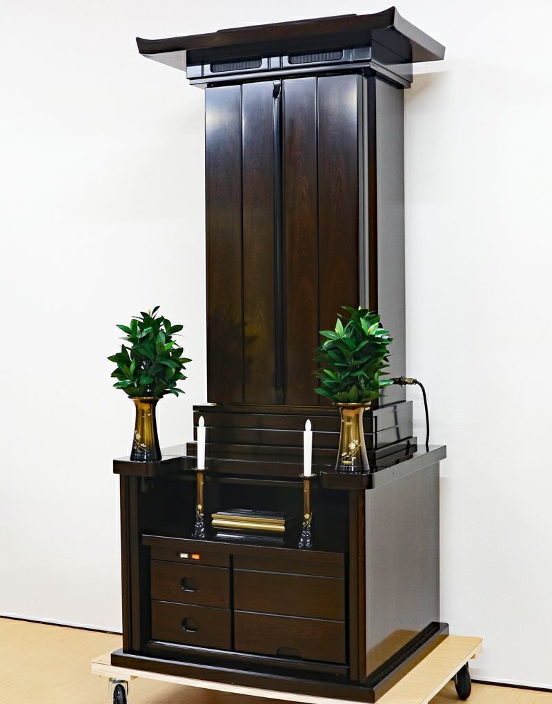 創価学会 厨子型 中古仏壇 1103 鉄刀木 | 桜梅桃李.com