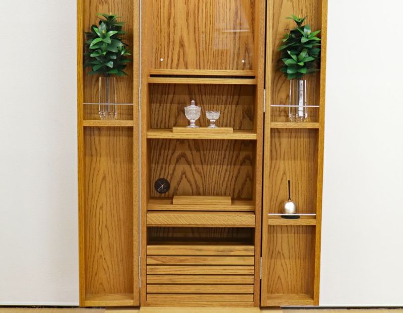 創価学会 家具調 中古仏壇 1315 OKAWA オーク | 桜梅桃李.com